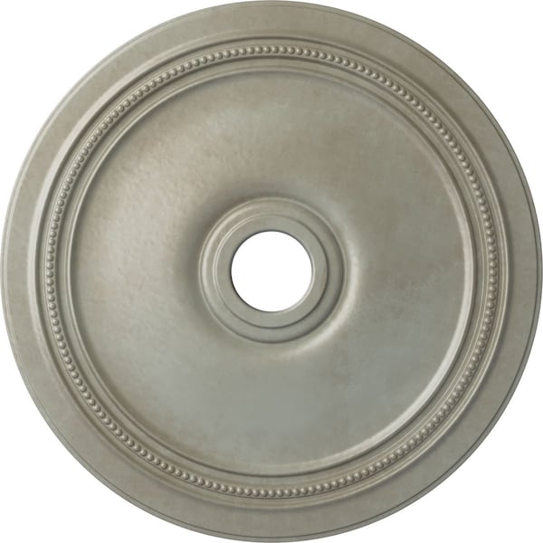 Ekena Millwork Diane Ceiling Medallion (Fits Canopies up to 6 1/4"), 24"OD x 3 5/8"ID x 1 1/4"P, Flash Gold CM24DIFLS - main